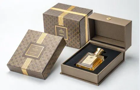 Woven Gold Hinged Case